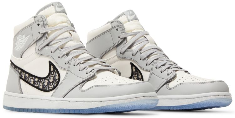 Dior X Air Jordan 1 High OG ‘White Wolf Grey’