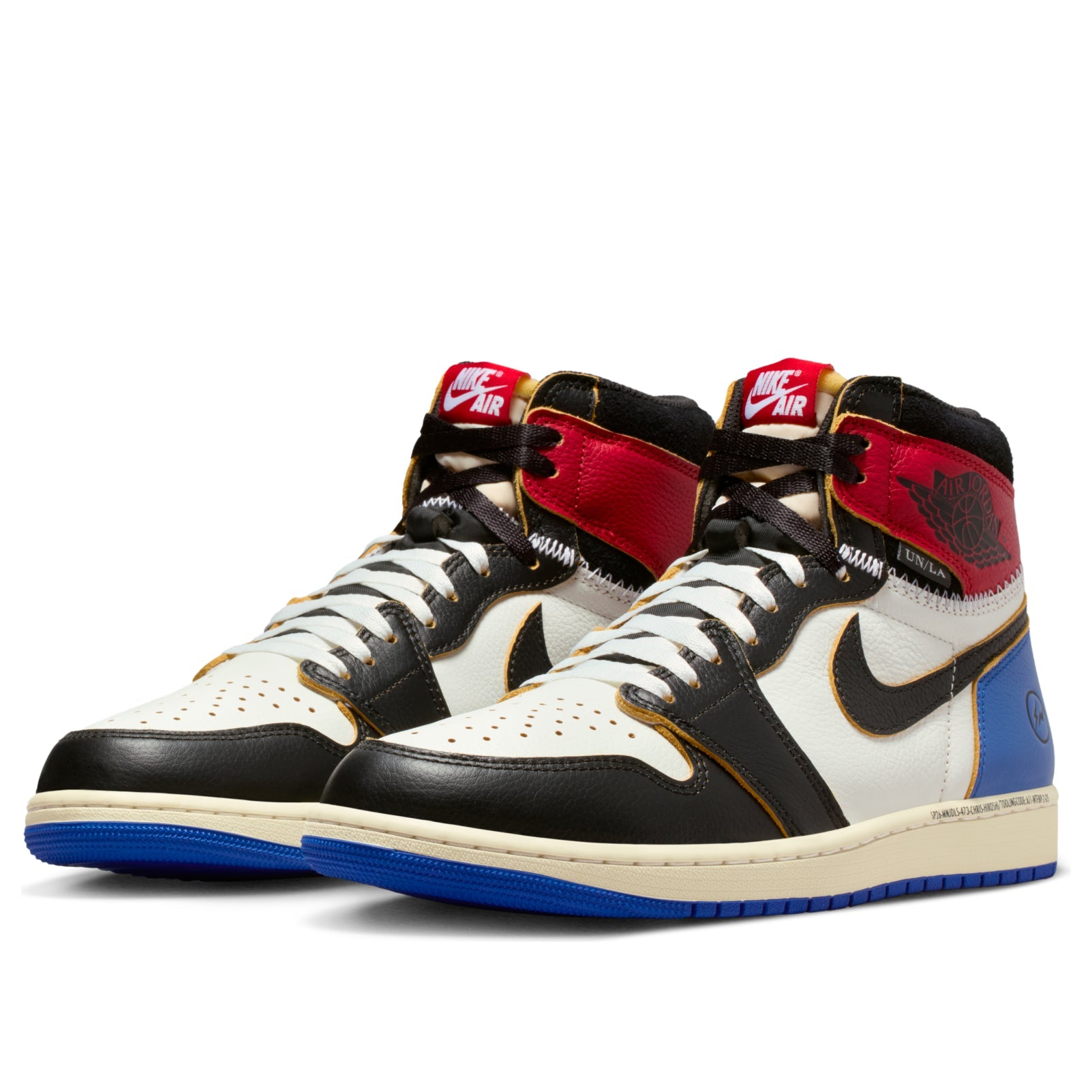 JordanAir Jordan 1 Retro High X Fragment X Union LA OG SP ‘Varsity Red Sport Royal’