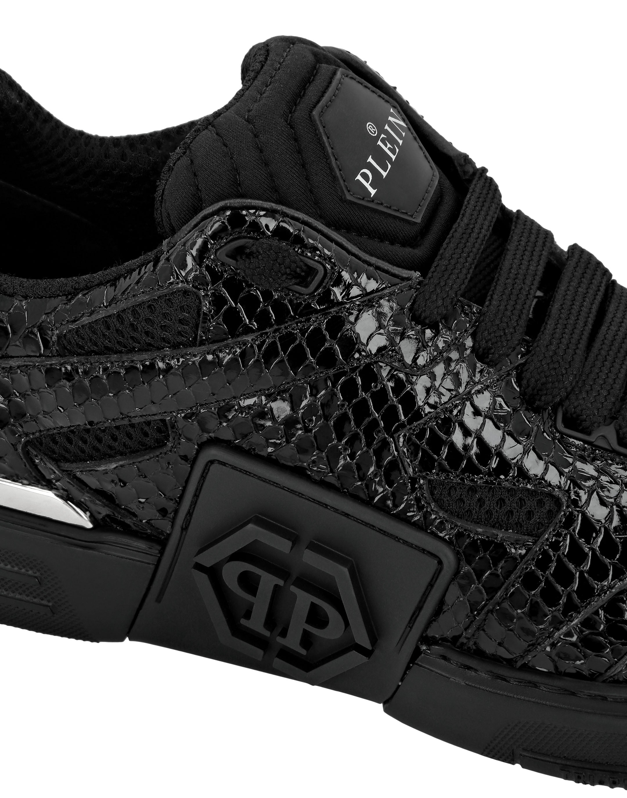 Plein Lo-Top Python Sneakers Phantom $Treet