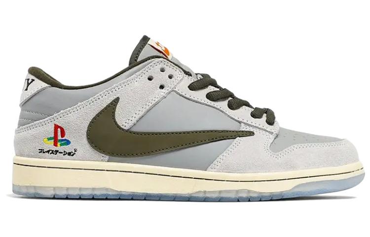 Nike X Travis Scott X PlayStation Dunk Low ‘Grey White’