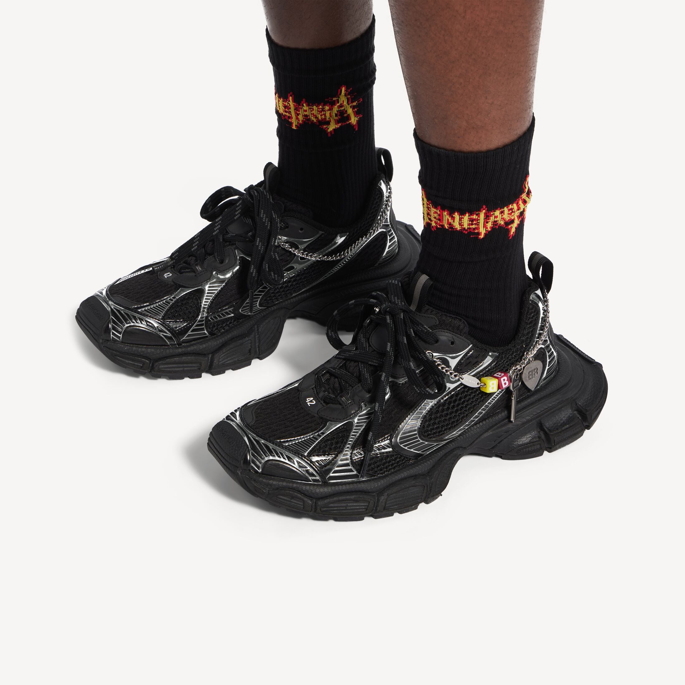 3xl Sneaker Mit Anhängern Balenciaga