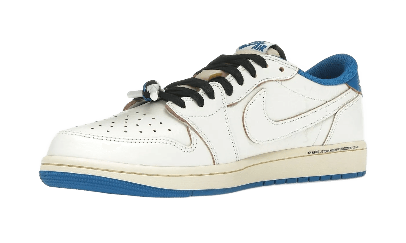 Air Jordan 1 Low X Travis Scott X Fragment ‘Sail Military Blue’
