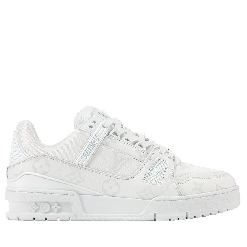 LV Trainer Sneaker All White